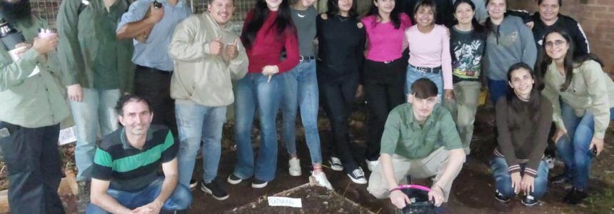 Multi Compost en Jardín, con canteros y siembra en la Escuela 728